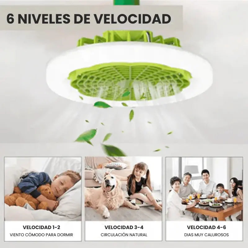 Ventilador Inteligente LED TurboMax™ 2 en 1 – SÚPER POTENTE | 50% OFF | ¡ÚLTIMAS UNIDADES!