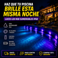 ¡LIQUIDACIÓN DE STOCK! KIT 4 LUCES LED RGB PARA PISCINA | 60% OFF | ¡ÚLTIMAS UNIDADES!