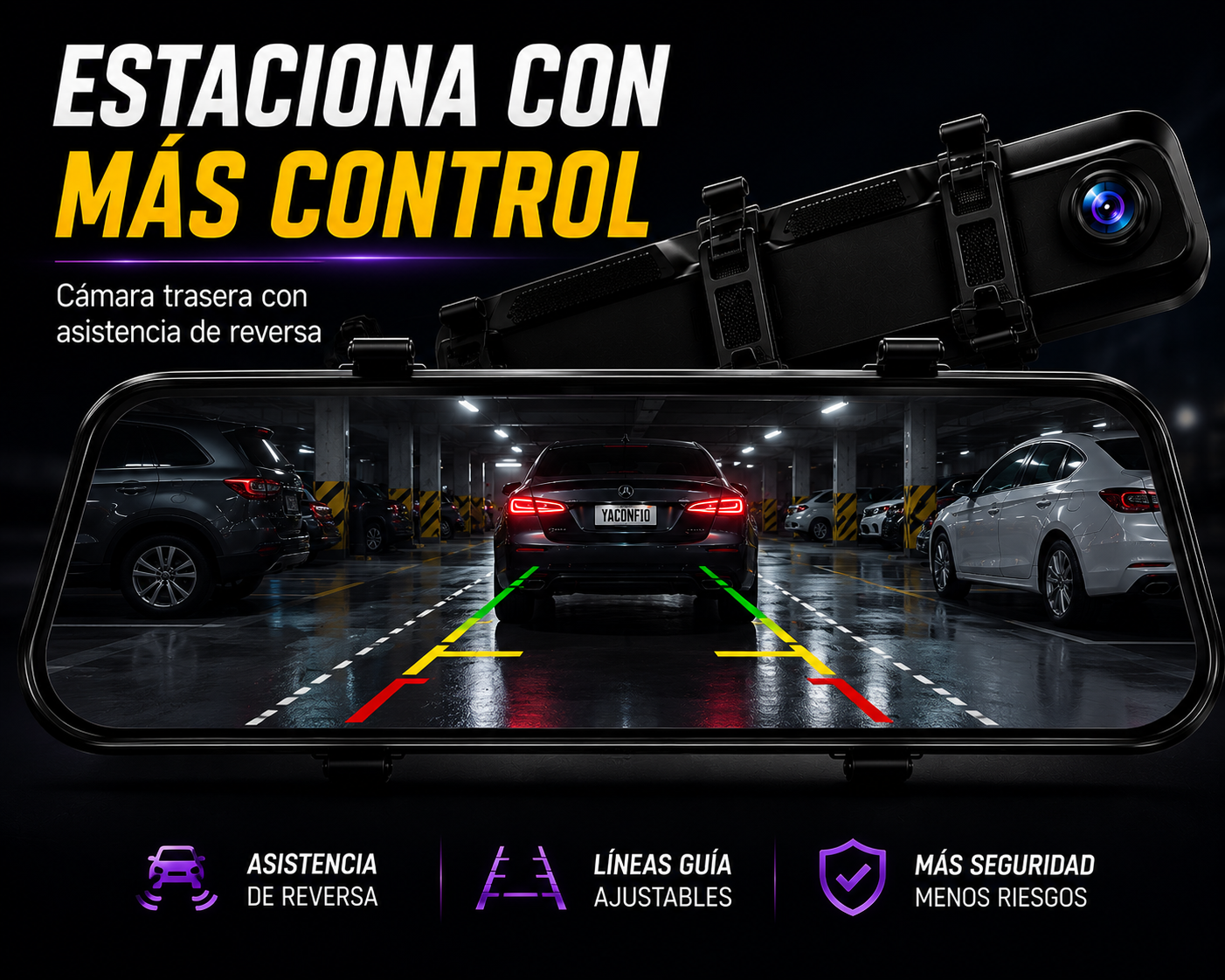 [LIQUIDACIÓN DE LANZAMIENTO] ¡CONVIERTE TU RETROVISOR EN TU MEJOR ALIADO AL VOLANTE! | 50% OFF