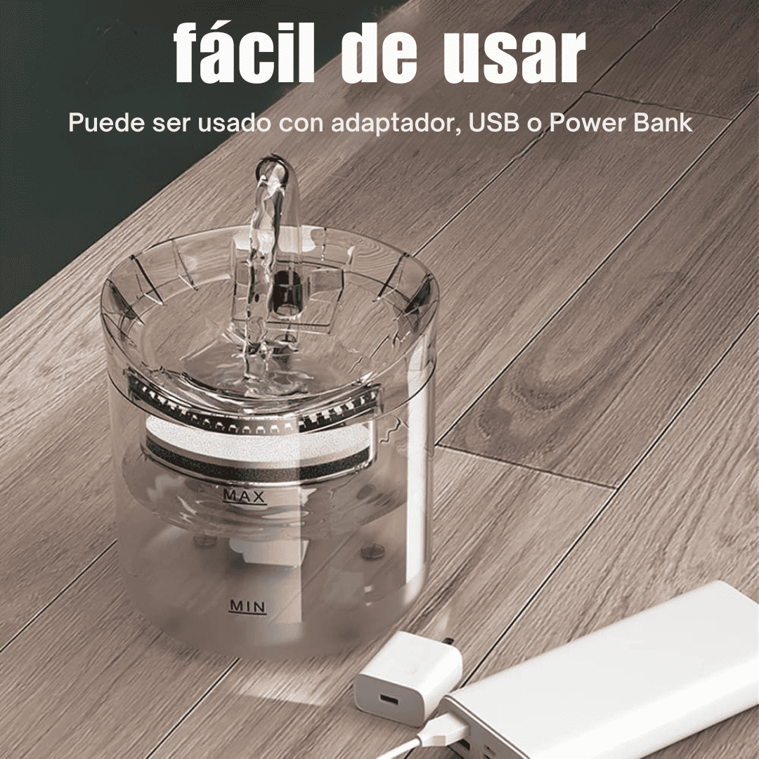 Fuente De Agua Bebedero De Mascotas